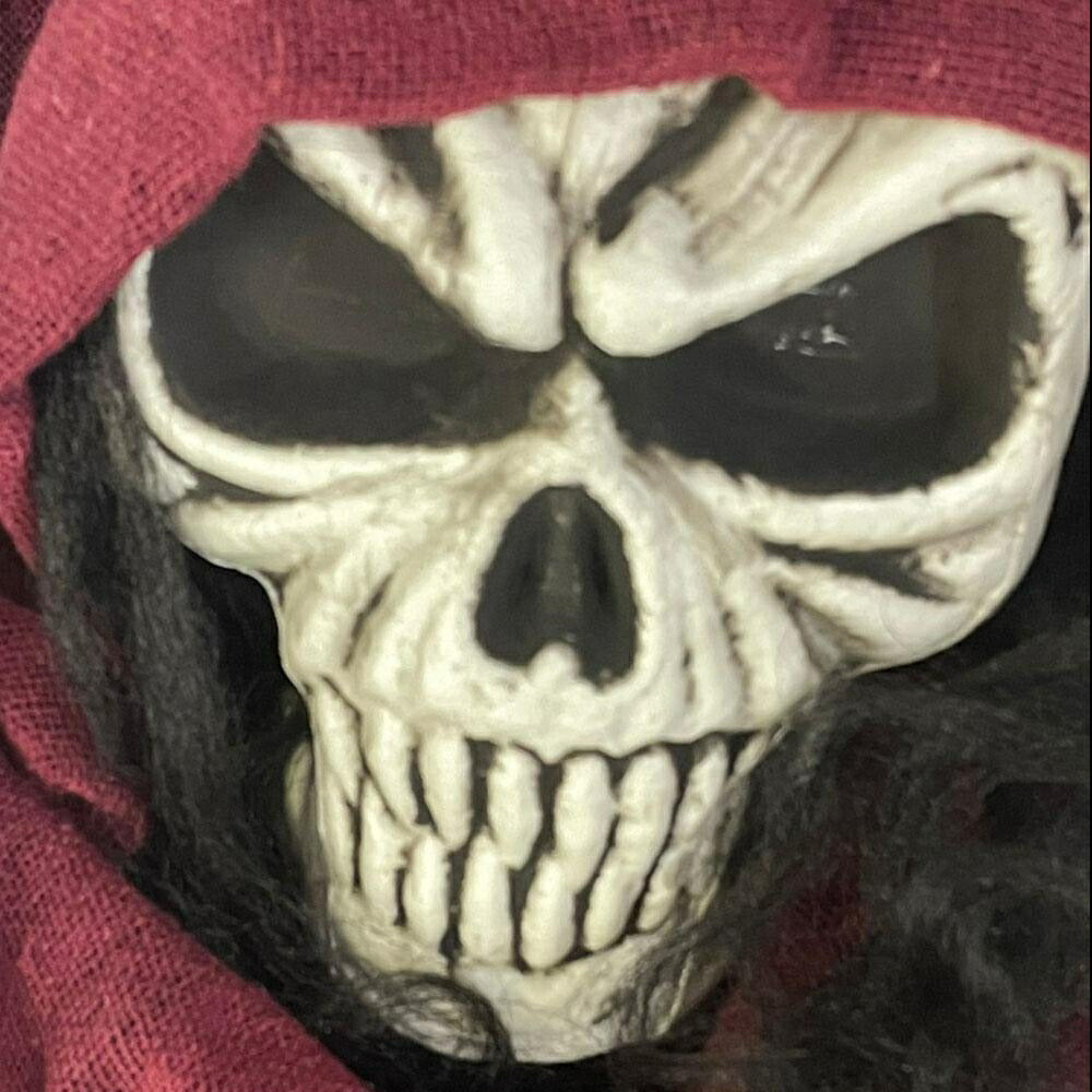 ハロウィン 人形 ドール 置物 死神 死に神 約165cm グリムリーパー ホラー リアル 本格的 誕生日 飾り付け 室内 仮装 クリスマス用品 怖い 恐怖 骸骨 ガイコツ スケルトン skeleton 骨 ボーン 渋い かわいい Xmas Christmas