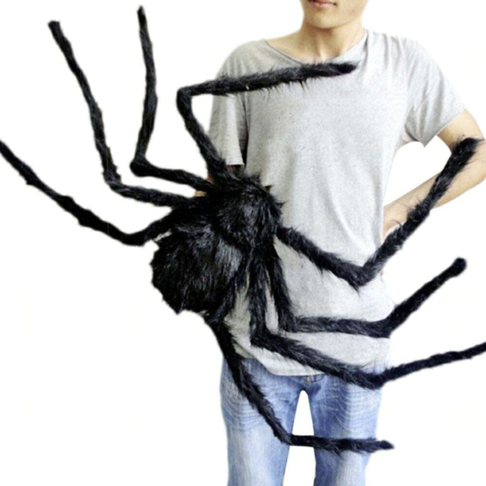 ぬいぐるみ 玩具 蜘蛛 クモ 81cm スパイダー 特大 おもしろ ドッキリ 飾り ハロウィン 特大サイズ パーティーグッズ 恐怖 悪ふざけ ジョーク おもちゃ 誕生日 クリスマス ギフト サプライズ 手品 マジック マジシャン
