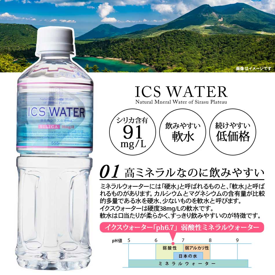 555ml×24本 ICSwater555