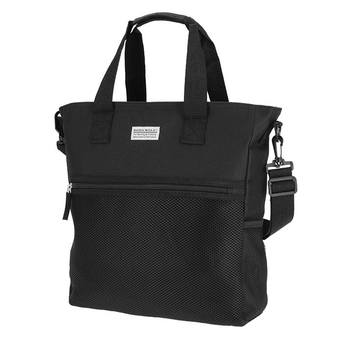 【グレー迷彩】 トートバッグ メンズ 縦型 通販 トート 15l A4 通学 通勤 ショルダーバッグ 斜めがけ 肩掛け 2way 軽量 軽い シンプル 無地 カモフラ 迷彩 ファスナー付き ポケット 多機能 BODY WOLF
