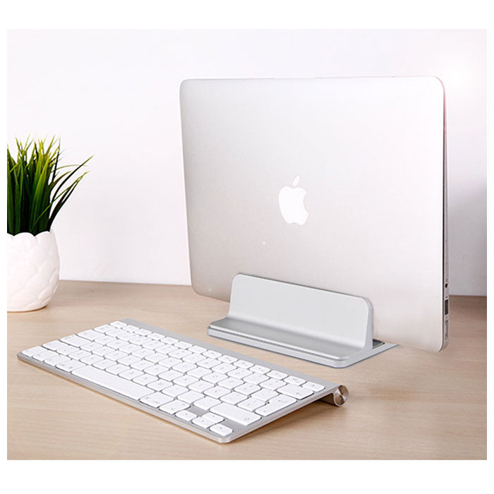 【ダークグレー・PCスタンド】 ノートパソコン スタンド 縦置き 通販 アルミ PCスタンド 収納 mac book ipad ブックスタンド 本立 収納 垂直スタンド デスク 勉強机 おしゃれ シンプル 片付け 幅調整可能 省スペース