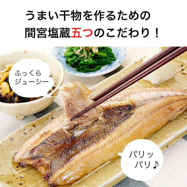 【ベストコレクション】初めての干物セット！ サンマ・金華山沖寒サバ・真ぼっけ・縞ホッケの4種8枚の大ボリュームお試しセット!!
