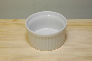 3.5吋スフレ 直径9cm 白 食器 陶器 磁器 お皿 器 カップ ケーキ キッシュ ココット オーブン プロ使用 業務用 本格   陶器のふる里  stockヤ