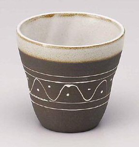 つなぎ紋黒広口 美濃焼 和食器 国産 日本製   陶器のふる里  stockヤ
