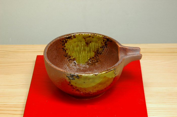 美濃伊賀片口小鉢（大） 変形 和ボール 和食器 美濃焼 日本製 国産   陶器のふる里  stockヤ