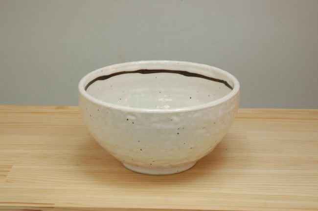 粉引ライン５.０石目丼 直径15.2cm 小どんぶり 和食器 美濃焼 日本製 国産   陶器のふる里  stockヤ