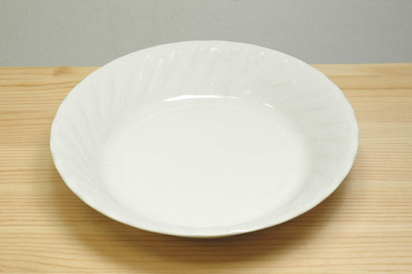 Ｋ/Ｗホワイト７.５吋クープ 白 食器 陶器 磁器 白磁 スープ皿 ホテル プロ使用 業務用 本格   陶器のふる里  stockヤ