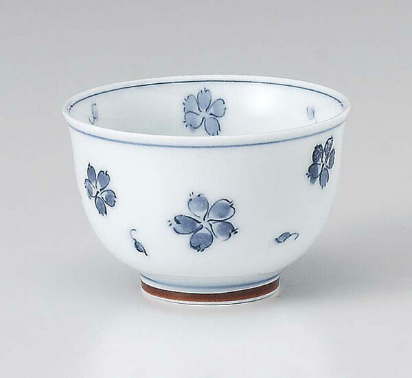 外小花2.8反煎茶 155cc　玉湯呑 丸湯呑 茶器 美濃焼 日本茶 おもてなし 国産 飲食店様 大口OK 卸価格   陶器のふる里  trysチ