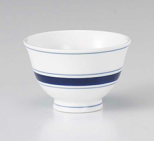 呉須ライン反煎茶 容量170cc 煎茶 日本茶 湯呑 日本茶   陶器のふる里  trysカ