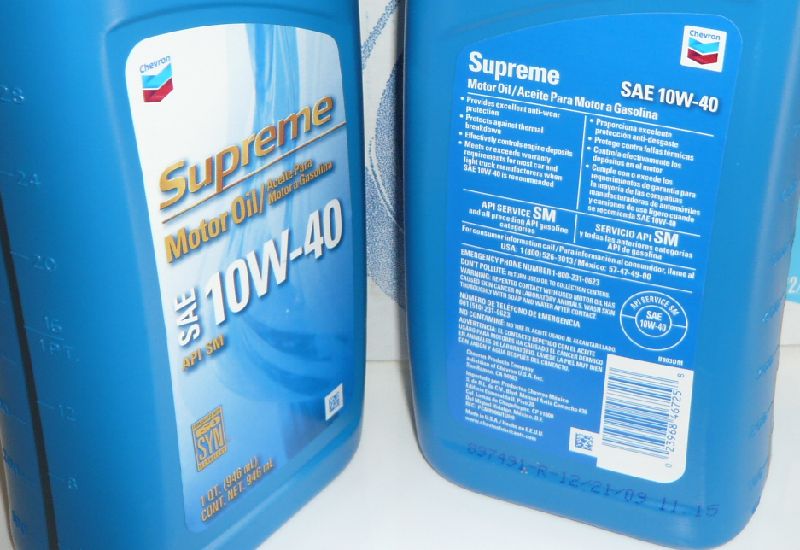《メーカー直送品》10W-40【Chevron】Supreme oil シェブロン エンジンオイル（カー用品）946ml×12本 Supｒeme CHEVRON 1　Moter　Oil シェブロン　モーターオイル 10W-40W　【アメリカ産】【コストコ通販】