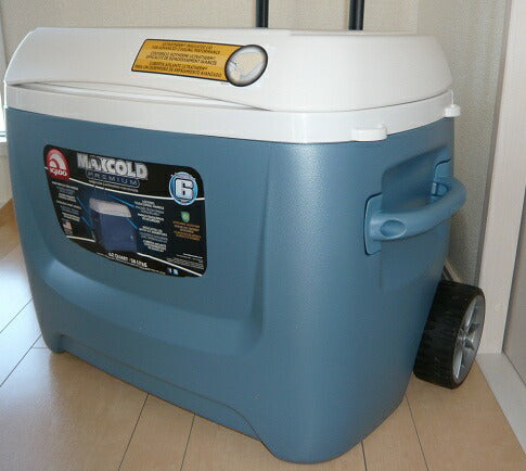 【送料無料】イグルー　マックスコールド　クーラーボックス　58L　62QTキャスター付 58リットル【IGLOO　イグロー 　Maxcold Roller Island Breeze 62Q】【送料無料：沖縄・一部離島は対象外】
