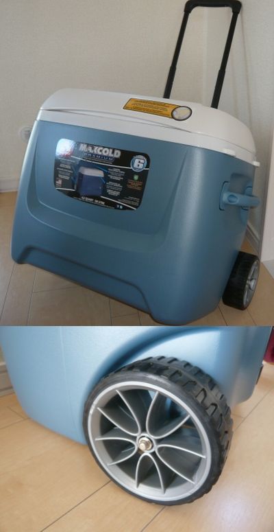 【送料無料】イグルー　マックスコールド　クーラーボックス　58L　62QTキャスター付 58リットル【IGLOO　イグロー 　Maxcold Roller Island Breeze 62Q】【送料無料：沖縄・一部離島は対象外】
