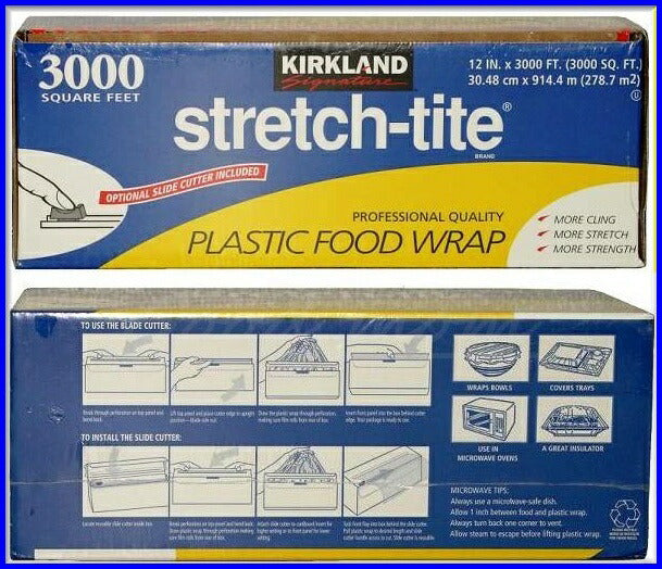 ★送料無料★カークランド ストレッチタイト フードラップ　30.48cm×914.4m　業務用に 【大容量914.4m 】【コストコ通販】