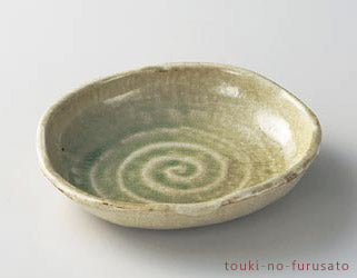 青釉かいらぎ８.０深皿 直径24.5cm 美濃焼 磁器 盛皿 めん皿 丸皿 和風パスタ皿 日本製   陶器のふる里  trysト