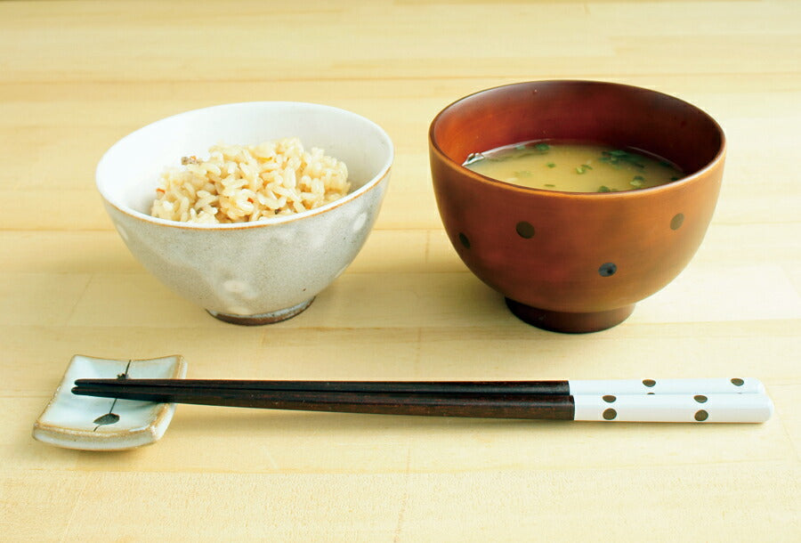 まる茶汁椀 ライトブラウン  370cc 直径11cm レンジOK 水玉 お庫限り椀 スープ碗 ドット 和食器 おしゃれ かわいい 洋風  陶器のふる里  trysケ
