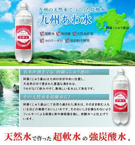 炭酸水 24本500ml 九州あわ水