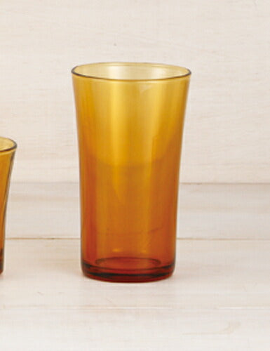 DURALEX（デュラレックス） アンバー タンブラー（大）  H12.7cm 280cc 全面物理強化ガラス コップ 茶色 AMBER   陶器のふる里  trys光