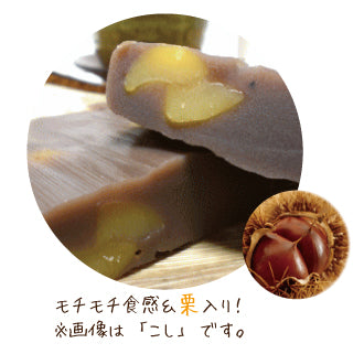 【小倉】いでゆむし羊羹【メール便】竹皮に包んで蒸した甘さ控えめの栗蒸し羊羹詰め合わせ