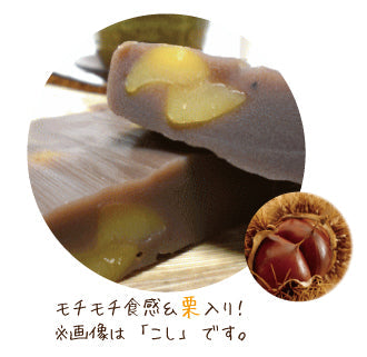 【小倉2本】いでゆむし羊羹２本【メール便】竹皮に包んで蒸した甘さ控えめの栗蒸し羊羹詰め合わせ