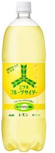 アサヒ 三ツ矢フルーツサイダー レモン 1.5L×8本【ご注文は2ケースまで同梱可能です】