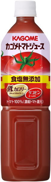 カゴメ トマトジュース 食塩無添加 900ml×12本（1ケース）【ご注文は2ケースまで同梱可能です】