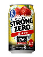 【期間限定】 -196℃ ストロングゼロ〈苺ダブル〉 350ml×24本 【3ケースまで1個口配送可能】