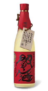 老松酒造 赤閻魔（えんま）樽熟成麦焼酎 25度 1.8L×6本/1ケース