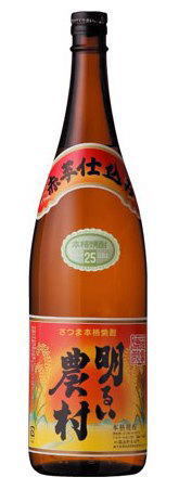 【送料無料】霧島町蒸留所 赤芋仕込み 明るい農村 25度 1.8L 1本【北海道・沖縄県・東北・四国・九州地方は必ず送料が掛かります】