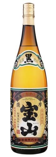 西酒造 本格焼酎 薩摩宝山 黒麹 芋 25度 1800ml 1.8L 1本【ご注文は6本まで同梱可能】