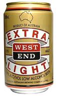 ウエストエンド エキストラライトローアルコールビール 330ml×24本【ご注文は3ケースまで同封可能です】