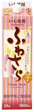 合同酒精 ふわさら 芋 25度 1.8L＜紙パック＞1本【ご注文は2ケース（12本）まで同梱可能です】
