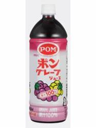 えひめ飲料 ポン＜PON＞グレープジュース 1L×6本（1ケース）【ご注文は2ケースまで同梱可能です】