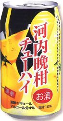 ジューシー 河内晩柑チューハイ  350ml×24本 【ご注文は3ケースまで同梱可能です】