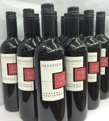 【送料無料】＜アリアンサ＞ カベルネソーヴィニヨン チリワイン 750ml 12本