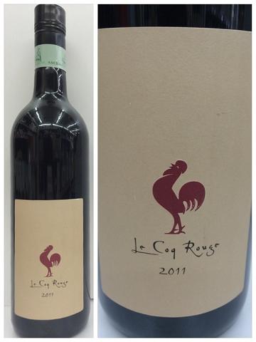 ＜サシャ・リシーヌ＞ ル・コック・ルージュ フランスワイン 750ml 1本【ご注文は1ケース(12本)まで同梱可能です】