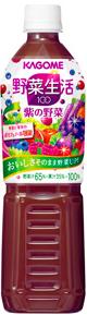 カゴメ 野菜生活100 紫の野菜 720ml×15本（1ケース）【ご注文は2ケースまで同梱可能です】