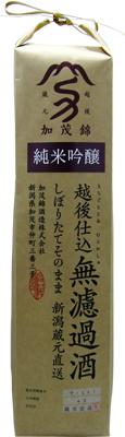 ＜加茂錦＞無濾過酒 純米吟醸 米袋 1.8L 1本【ご注文は1ケース（6本）まで同梱可能です】