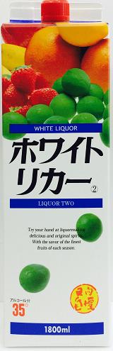 都城酒造 ホワイトリカー35°1800ml(1.8L)1本【ご注文は2ケース（12本）まで同梱可能です】