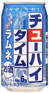 サンガリア チューハイタイム ラムネ 350ml×24本 【ご注文は3ケースまで同梱可能です】