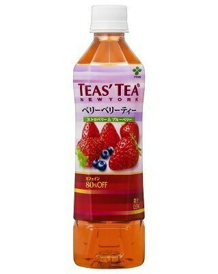 伊藤園 TEAS' TEA ベリーベリーティー ストロベリー & ブルーベリー 500ｍｌ×24本（1ケース）【ご注文は2ケースまで同梱可能です】