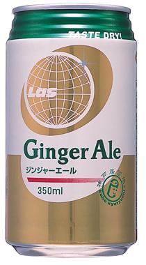 神戸居留地 ＜LAS＞ラスジンジャーエール350ml×24本（1ケース）【ご注文は3ケースまで同梱可能です】