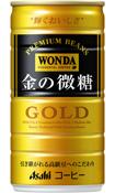 アサヒ ワンダ 金の微糖 185ml×30本（1ケース）【ご注文は4ケースまで同梱可能です】【キャンペーン応募期間が終了している商品になります。】【賞味期限2017年6月20日まで】
