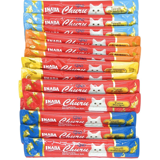 CIAO ちゅーる 15本 まぐろ とりささみ バラエティ 5種類 いなば 猫 おやつ