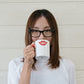 LOVERS MUG HERS  マグカップ 容量325cc 女性 夫婦 カップル 彼女専用 唇 赤 リップ イラスト 国産 日本製   陶器のふる里  trysケ