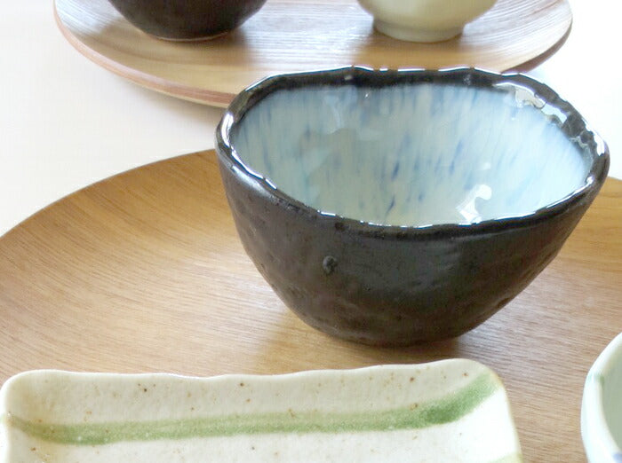 清流石目小鉢(大) 直径11cm 国産 上品 良質 美濃焼 小ボウル 食器 卸値   陶器のふる里  stockヤ