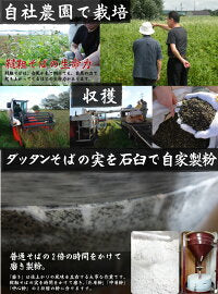 300g×2袋セット（6食分）韃靼そば 乾麺 湧き水製麺 北海道産