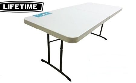 【送料無料：メーカー直送品】★６ft★【LIFETIME】ライフタイム ライフタイム 折り畳みテーブル6人掛け（6ＦＯＯＴ） ■【キャンプ・行楽・バーベキュー・お花見・イベント・ホームパーティ・コストコ】【コストコ通販】