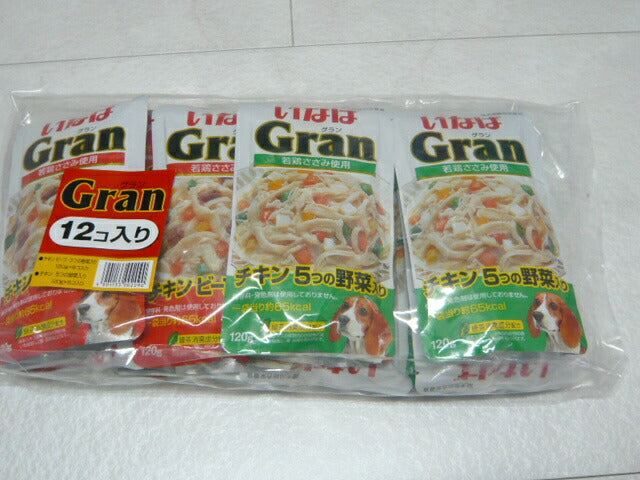 【送料無料】いなば Gran　グラン　12個入りドッグフード　成犬用総合栄養食　 コストコ COSTCO /ネット販売/通販/ウェットフード/チキン//美味しい/ ファミリー【コストコ通販】