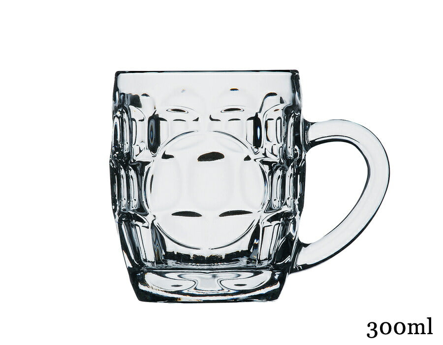 ブリタニア300ジョッキ 容量300ml ビアジョッキ ビアグラス ビールジョッキ ガラス フランス製 BRITANNIA ARC   陶器のふる里  trysワ