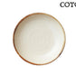 COTON４寸皿  直径14cm 小皿 ケーキ皿 丸皿 食器 プレート 和食洋食OK 電子レンジOK 食洗機OK ハンドペイント 国産 日本製   陶器のふる里  trysケ